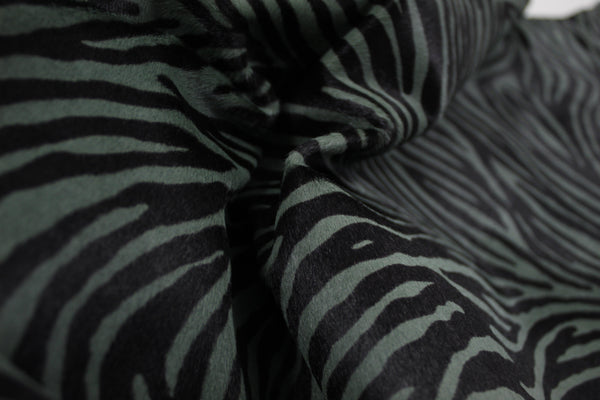 PIEL DE PELO TIGRE GRIS VERDOSO