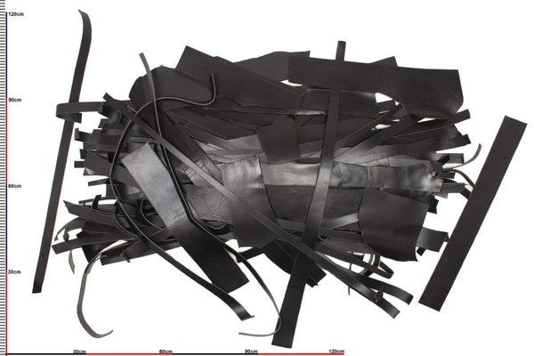 PAQUETE DE 1 KG. DE RETAL VAQUETILLA NEGRO 3.5 MM