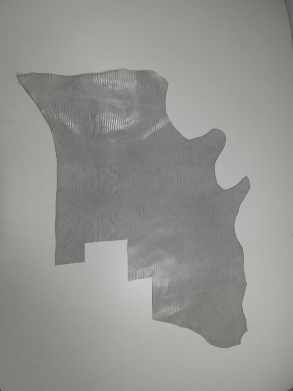 PIECE OF BLACK COW LEATHER