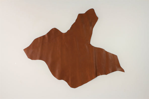 PIECE OF BLACK COW LEATHER