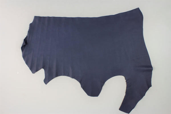 PIECE OF BLACK COW LEATHER