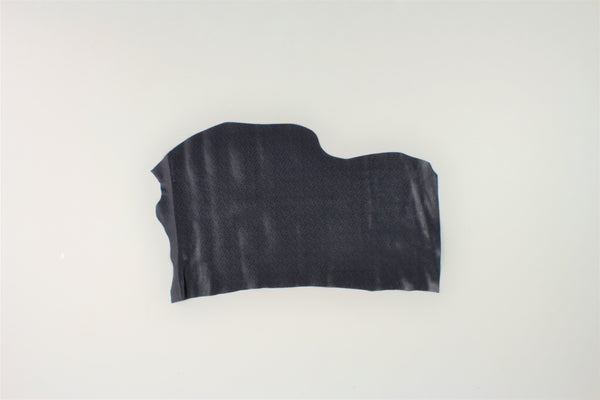 PIECE OF BLACK COW LEATHER