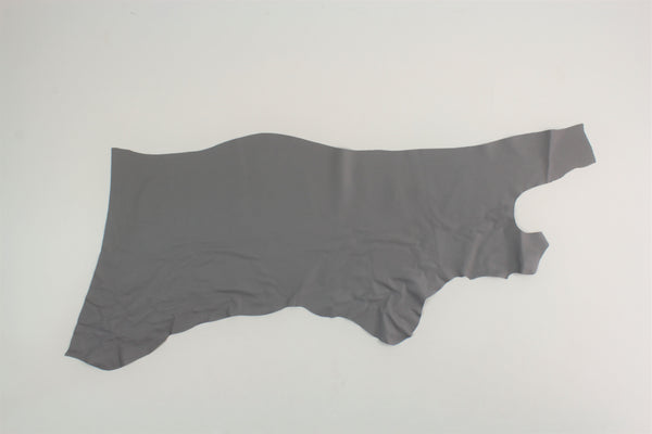 PIECE OF BLACK COW LEATHER