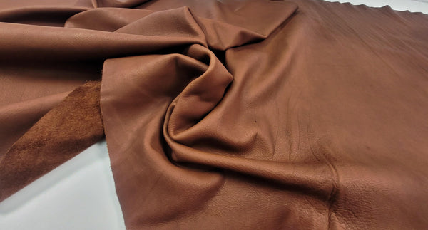 PIEL DE VACUNO ENGRASADO ANAPADO MARRÓN