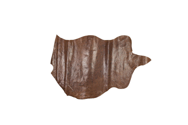 RUSTIC GOAT LEATHER DARK BROWN