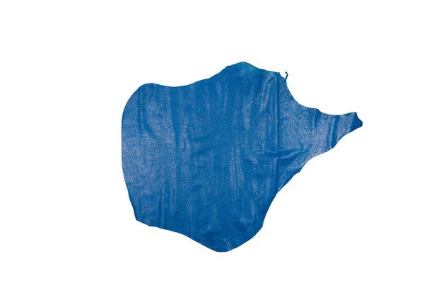 BLUE RUSTIC GOAT LEATHER Leather