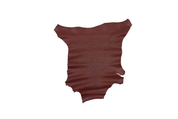 RUSTIC GOAT LEATHER BORDEAUX