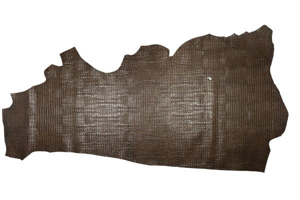 PIEL DE GRABADO COCO VERDE ENVEJECIDO