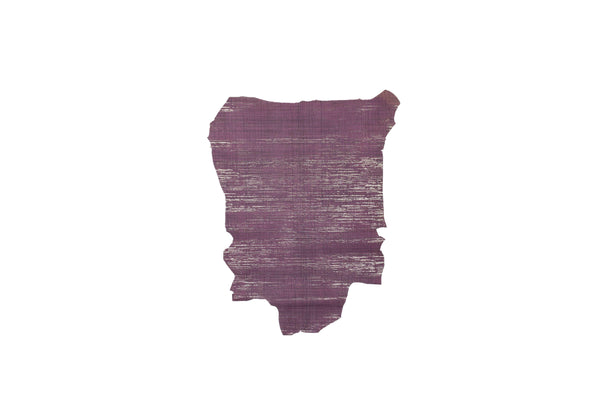 PIEL DE CABRA GRABADO LAGARTO MORADO Y PLATA