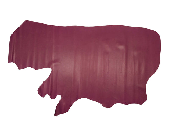 COW LEATHER ENGRAVED MAGENTA DOTS