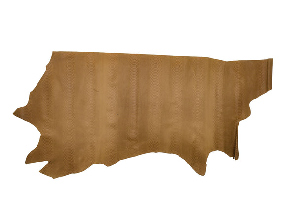 PIEL DE GRABADO SERPIENTE ARENA