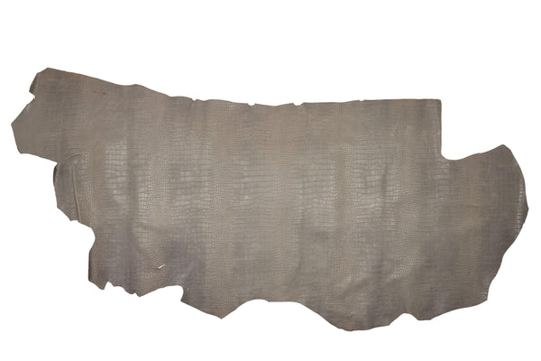 AGED GRAY CROCODILE ENGRAVING SKIN