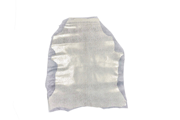 WHITE SNAKE FANTASY GOAT LEATHER - PLATINUM