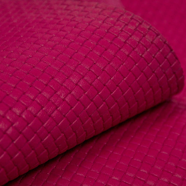 ENGRAVED BOVINE LEATHER KEPLER FUCHSIA