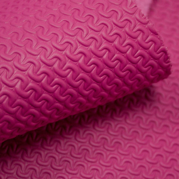 PIEL DE VACUNO GRABADO CATENA ROSA