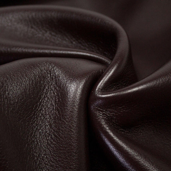 DARK PURPLE COW LEATHER