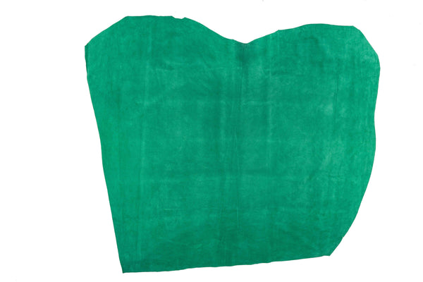 MINT GREEN PLUSH COW SUEDE LEATHER