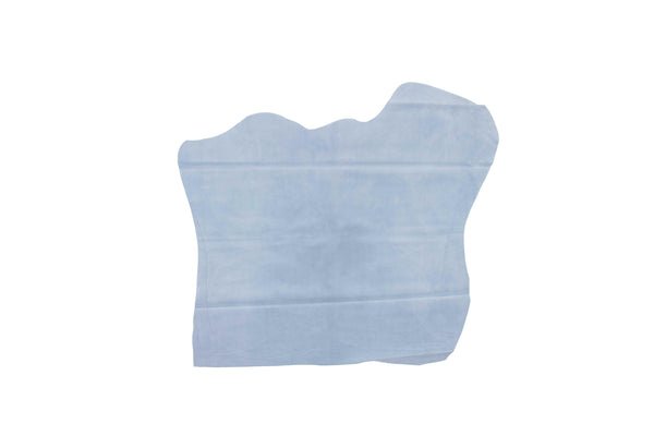 LIGHT BLUE PLUSH SUEDE LEATHER