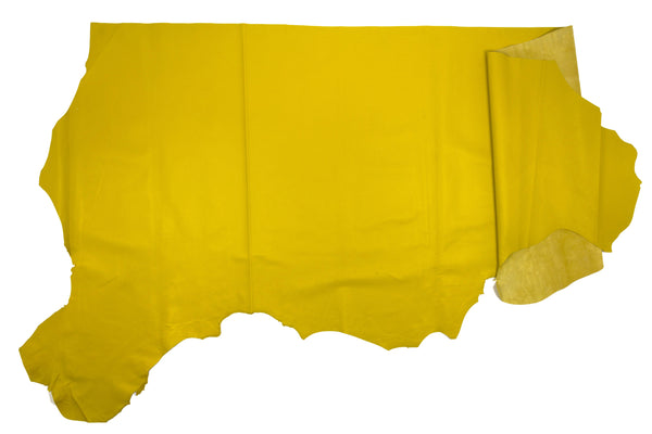 Yellow cowhide