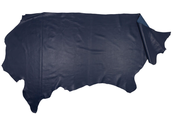 DARK BLUE COW'S LEATHER