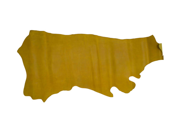 PIEL DE VACUNO ENGRASADO AMARILLO ENVEJECIDO