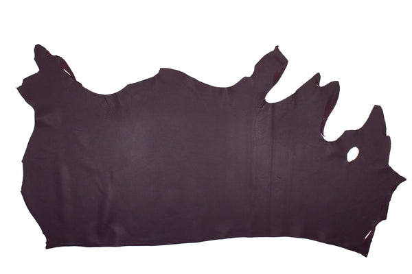 COW LEATHER UPHOLSTERY DARK PURPLE