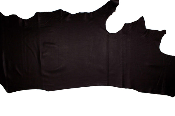 BLACK PUMPED COW LEATHER