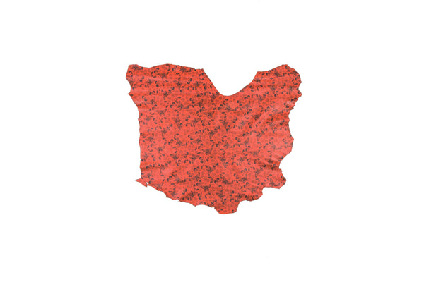 FANTASY BUTTERFLIES LEATHER ORANGE BACKGROUND