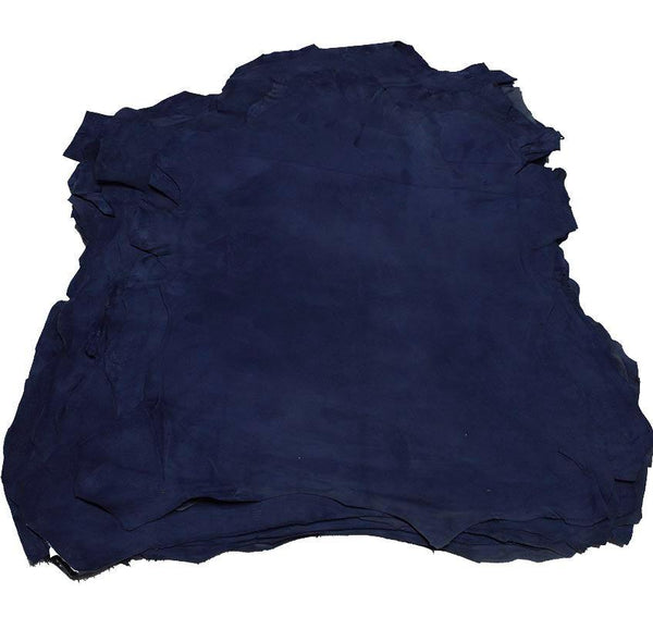 NAVY BLUE SUEDE LEATHER