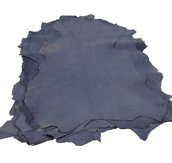 PIEL DE ANTE AZUL VAQUERO