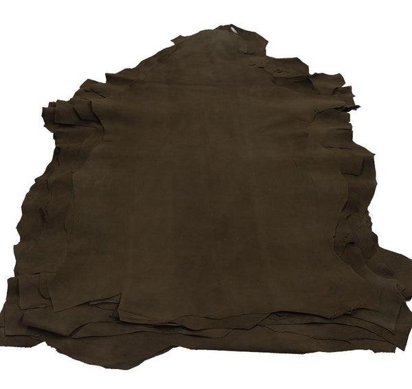 MOSS GREEN SUEDE LEATHER