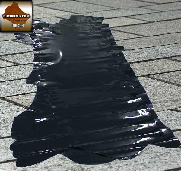 PIEL DE CHAROL AZUL OSCURO