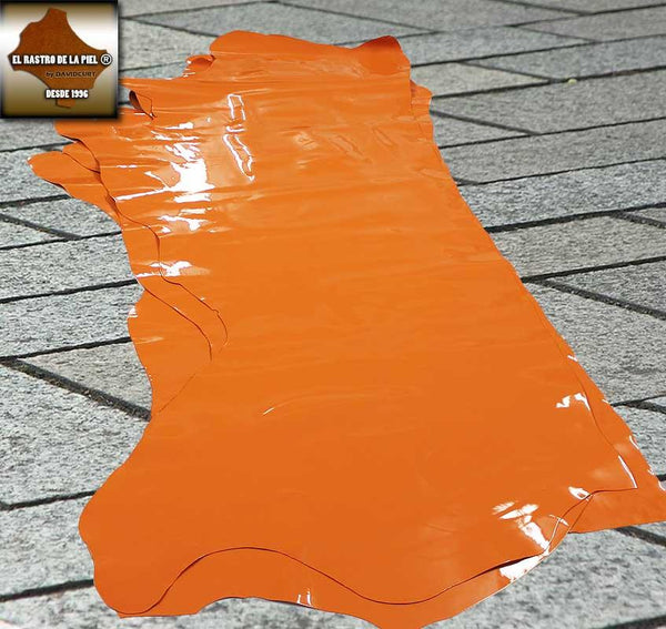 PIEL DE CHAROL NARANJA