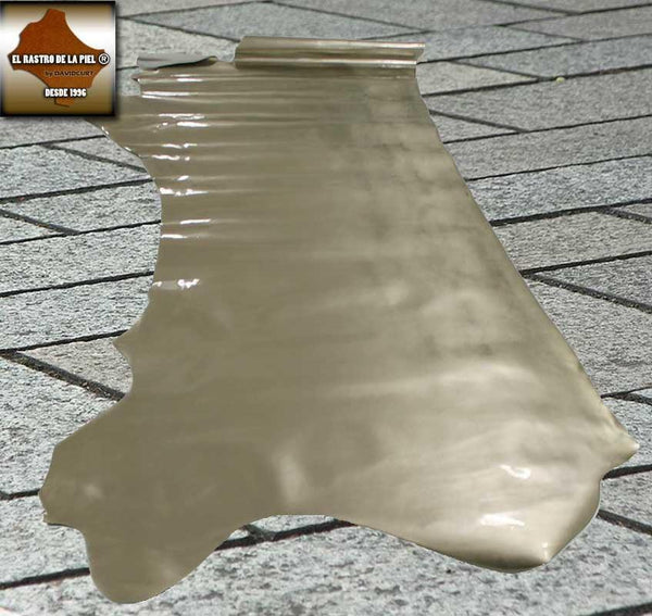 STRIPED PATENT LEATHER CHAMPAGNE REF. CH-055-1011