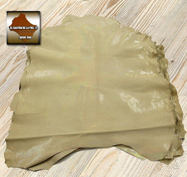 FANTASY GOAT LEATHER CHECK CAMEL TORNASOL REF. FA-543-34