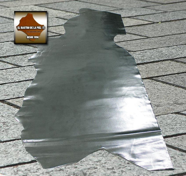 COW LEATHER FANTASIA FRAMES CUT SILVER REF. FA-562-1011