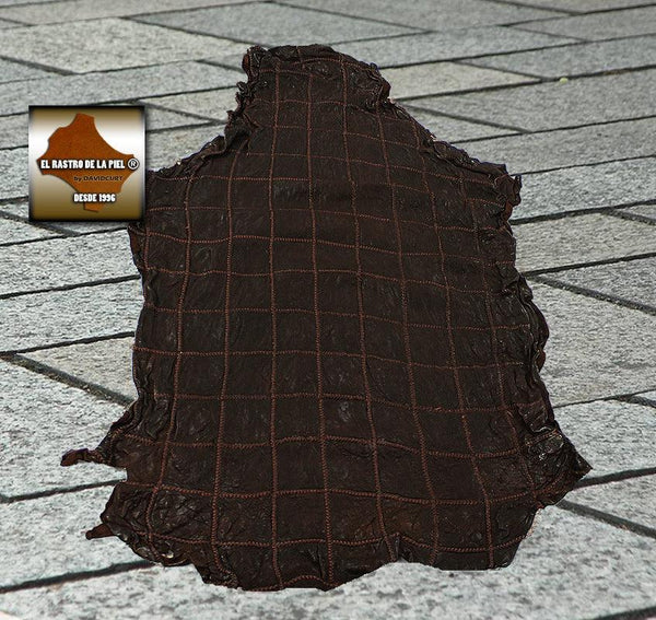 FANTASY LEATHER BLANKET RUSTIC LAMB BROWN