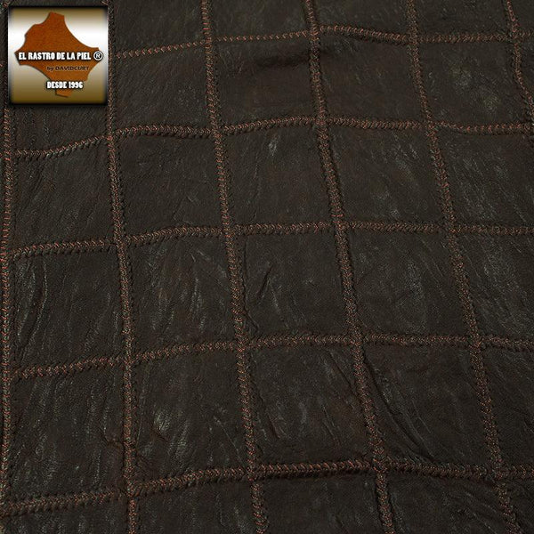 FANTASY LEATHER BLANKET RUSTIC LAMB BROWN