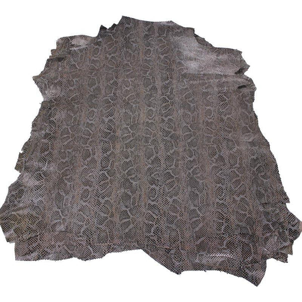 PIEL DE ANTE FANTASIA SERPIENTE MORADO-GRIS