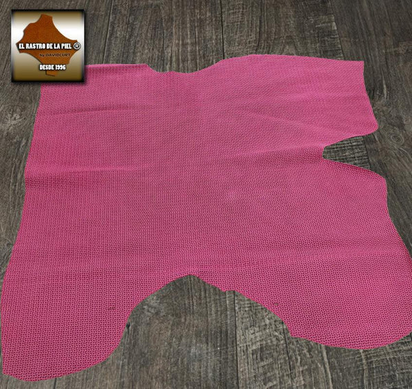 SAWDUST LEATHER EMBOSSED PINK KNOTS REF. CO-335-22