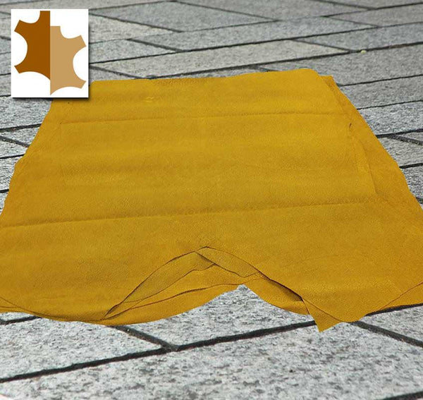 LEATHER OF SERRAJE EMBOSSED CASTELLANO MUSTAZA REF. CO-334-1415