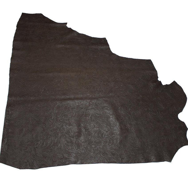 PIEL DE VACUNO GRABADO CASTELLANO TOPO ENVEJECIDO