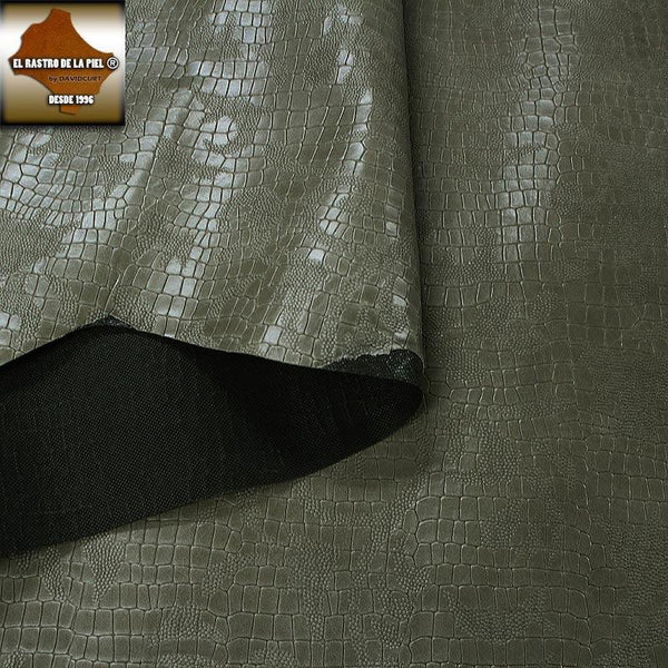 PIEL DE VACUNO GRABADO COCO TAUPE FONDO CASTELLANO