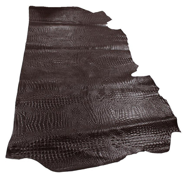 PIEL DE VACUNO GRABADO COCODRILO NIGER