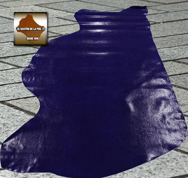 BLUE LIZARD EMBOSSED COW LEATHER REF. CO-477-1415