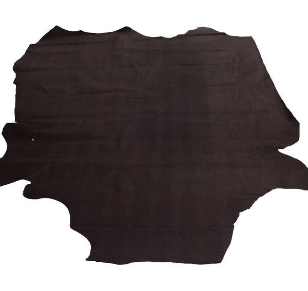 CHOCOLATE LIZARD EMBOSSED COW LEATHER