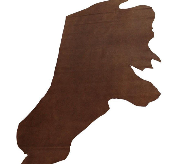 PIEL DE VACUNO GRABADO LAGARTO MARRON