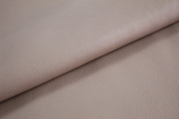 PIECE OF GRAY PUMPED COW LEATHER 