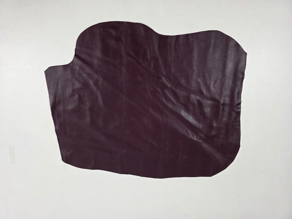 PIECE OF BLACK COW LEATHER 