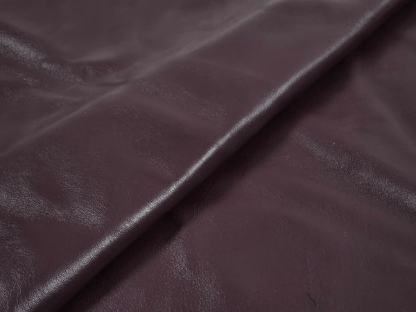 PIECE OF BLACK COW LEATHER 